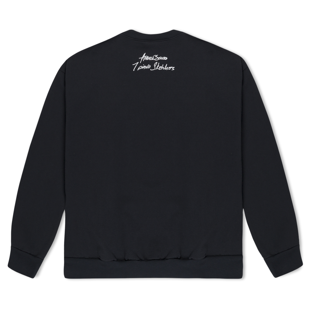 7 PIANO SKETCHES COVER CREWNECK